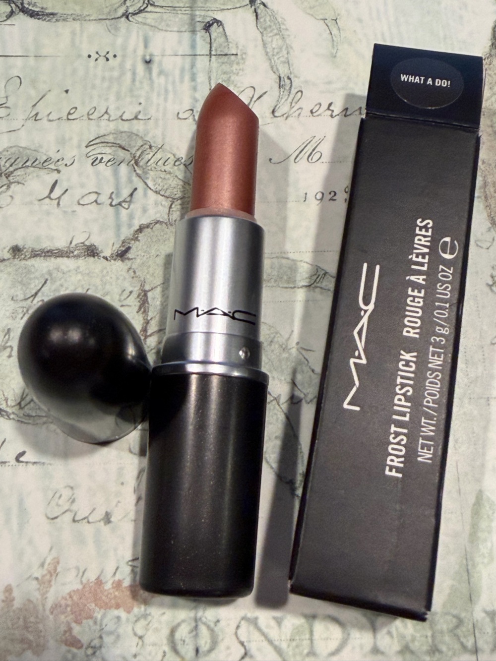 MAC COSMETICS WHAT A DO FROST BNIB Lipstick VERY RARE!